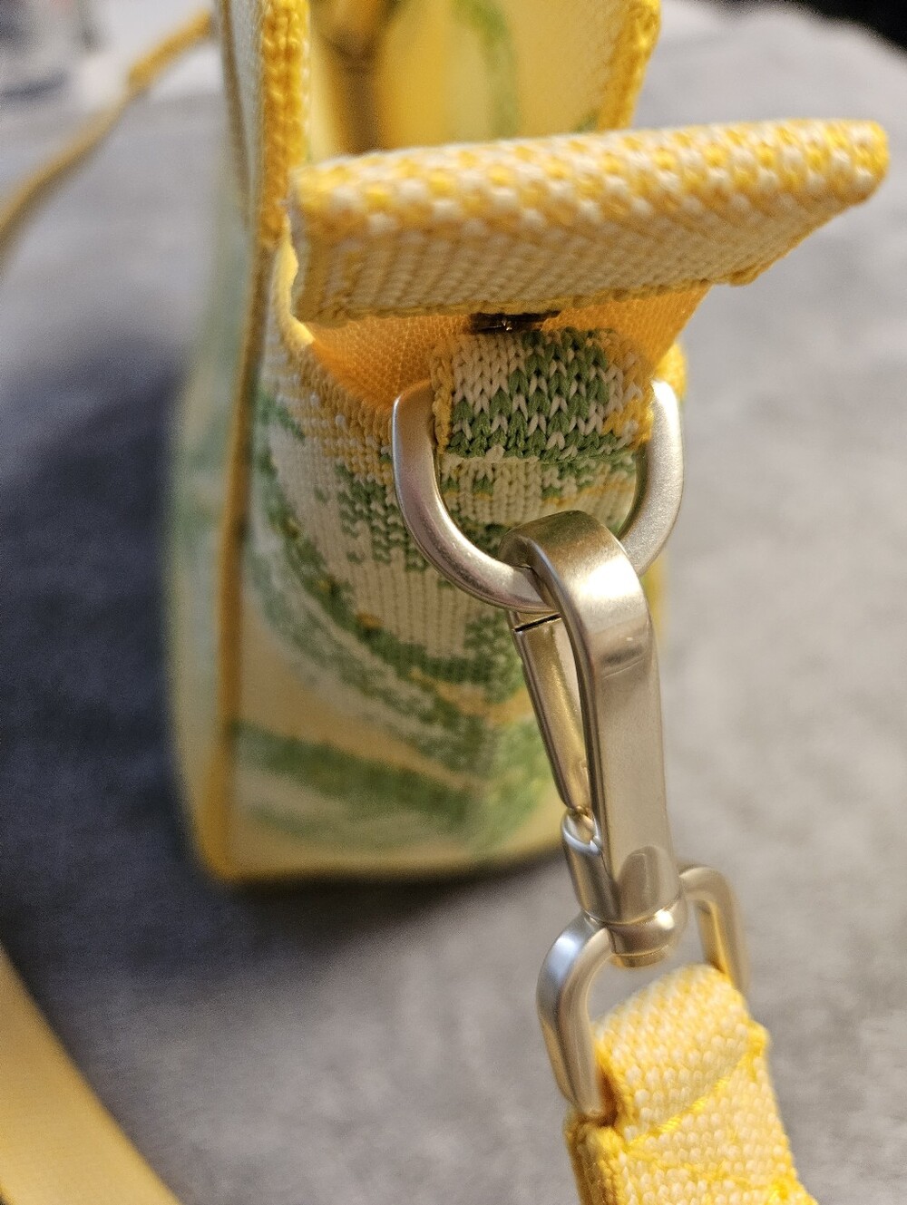 Rothy's The Mini Handbag Floral Limoncello Crossbody - Picture 5 of 6